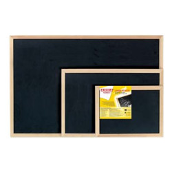 ARDA - Lavagna - montabile a parete - 300 x 400 mm - non magnetico - nero