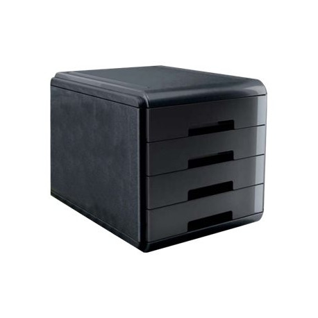 ARDA Mydesk - Cassettiera - 4 cassetti - nero opaco