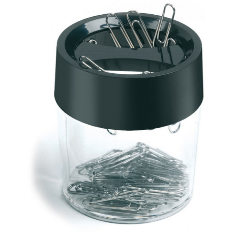 Portafermagli calamitato - 5,8 x 6,8 cm - nero