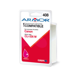 Armor - Cartuccia ink Compatibile  per Canon - Magenta - CLI-526M - 10,5 ml