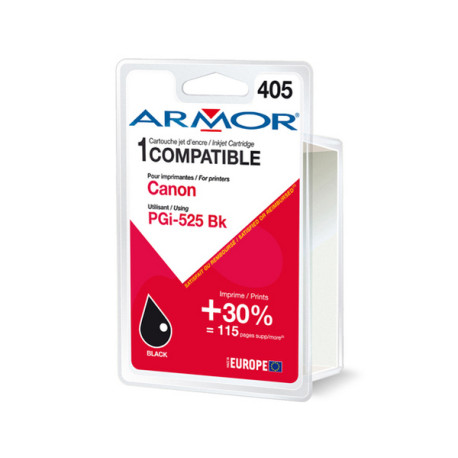 Armor - Cartuccia ink Compatibile  per Canon - Nero pigmentato - 20 ml