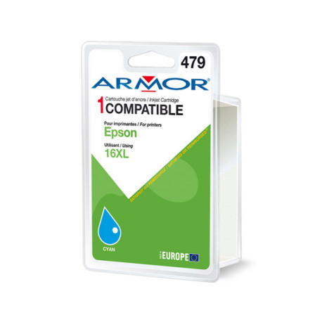 Armor - Cartuccia ink Compatibile  per Epson - Ciano - T163240 (XL) - 8,5 ml