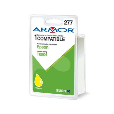 Armor - Cartuccia ink Compatibile  per Epson - Giallo - T080440 - 9,5 ml