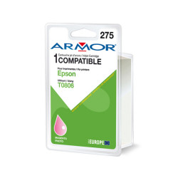 Armor - Cartuccia ink Compatibile  per Epson - Magenta chiaro - T080640 - 9,5 ml