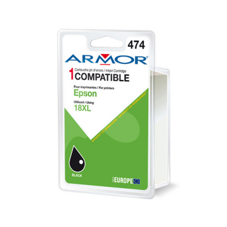 Armor - Cartuccia ink Compatibile  per Epson - Nero - T181140  (XL) - 12 ml