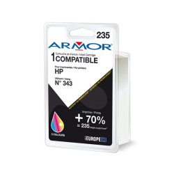 Armor - Cartuccia ink Compatibile  per Hp - C/M/Y - N 343 - 22 ml