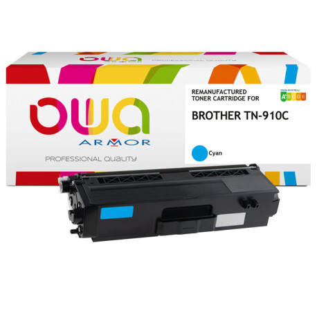 Armor - Toner Compatibile per Brother TN910 - Ciano - TN910C-STA - 9.000 pag