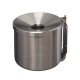 Posacenere murale Nido - diametro 16 cm - H 14 cm - 2 L - acciaio inox - Medial