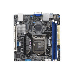 ASUS P12R-I - Scheda madre - mini ITX - zoccolo LGA1200 - C252 Chipset - USB 3.2 Gen 1 - 2 x Gigabit LAN - scheda grafica onboa