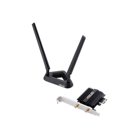 ASUS PCE-AX58BT - Adattatore di rete - PCIe - 802.11a, 802.11b/g/n, Bluetooth 5.0, 802.11ax (Wi-Fi 6)