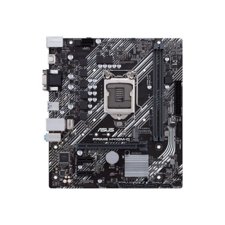 ASUS PRIME H410M-D - Scheda madre - micro ATX - Socket LGA1200 - H410 Chipset - USB 3.2 Gen 1 - Gigabit LAN - scheda grafica (r