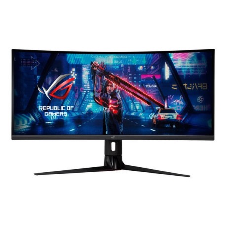 ASUS ROG Strix XG349C - Monitor a LED - gaming - curvato - 34.14" - 3440 x 1440 UWQHD @ 144 Hz - IPS - 400 cd/m² - 1000:1 - Dis