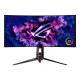 ASUS ROG Swift PG34WCDM - Monitor OLED - gaming - curvato - USB - 34" (33.94" visualizzabile) - 3440 x 1440 @ 240 Hz - 450 cd/m