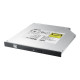 ASUS SDRW-08U1MT - Unità disco - DVD±RW (±R DL) / DVD-RAM - 8x/8x/5x - Serial ATA - interna - 9,5 mm di altezza - nero