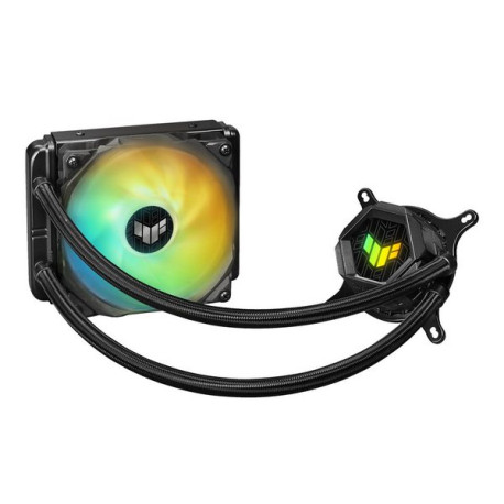 ASUS TUF Gaming LC 120 ARGB - Sistema di raffreddamento a liquido del processore - Dimensione radiatore: 120 mm - (per: LGA1156