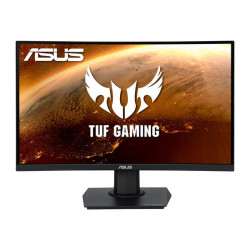 ASUS TUF Gaming VG24VQE - Monitor a LED - gaming - curvato - 23.6" - 1920 x 1080 Full HD (1080p) @ 165 Hz - VA - 250 cd/m² - 30