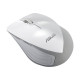 ASUS WT465 - Mouse - ottica - senza fili - 2.4 GHz - ricevitore wireless USB - bianco