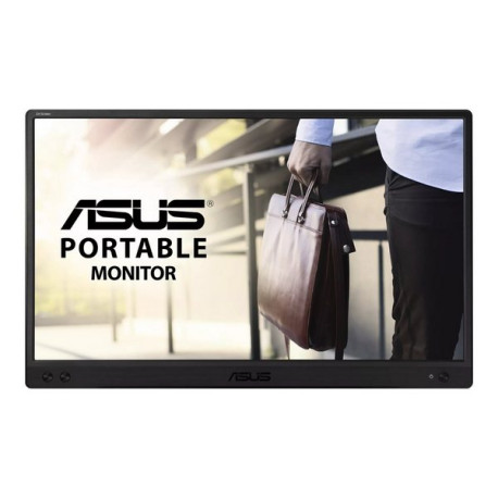 ASUS ZenScreen MB166C - Monitor a LED - 15.6" - portatile - 1920 x 1080 Full HD (1080p) @ 60 Hz - IPS - 250 cd/m² - 800:1 - 5 m