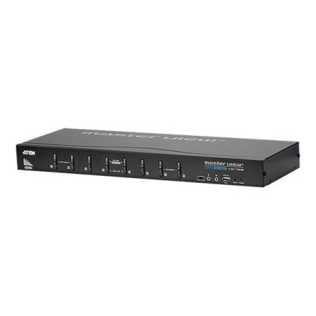 ATEN CS1768 - Switch KVM / audio - 8 x KVM / audio - 1 utente locale - desktop, montabile su rack