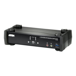 ATEN CS1922 KVMP Switch - Switch KVM / audio / USB - 2 x KVM / audio / USB - 1 utente locale - desktop