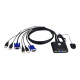 ATEN CS22U - Switch KVM - 2 x KVM port(s) - 1 utente locale - desktop