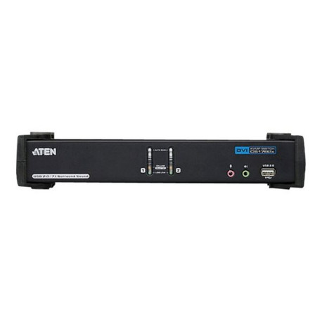 ATEN CubiQ CS1782A - Switch KVM / audio / USB - 2 x KVM / audio - 1 utente locale - desktop