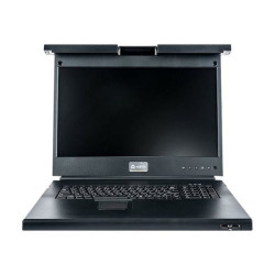 Avocent Local Rack Access - Console KVM con switch KVM - 16 porte - USB - Internazionale USA - 19" - montabile in rack - 1366 x