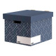 Bankers Box Décor - Scatola per archiviazione - per A4, A4 Plus - urban slate blue