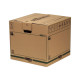 Bankers Box SmoothMove Large - Pacco postale - 48 cm x 47 cm x 41.2 cm - marrone