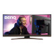 BenQ EW3880R - Monitor a LED - curvato - 37.5" - 3840 x 1600 WQHD+ @ 60 Hz - IPS - 300 cd/m² - 1000:1 - HDR10 - 4 ms - 2xHDMI, 