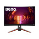 BenQ Mobiuz EX2710R - Monitor a LED - curvato - 27" - 2560 x 1440 QHD @ 165 Hz - VA - 400 cd/m² - 3000:1 - DisplayHDR 400 - 1 m