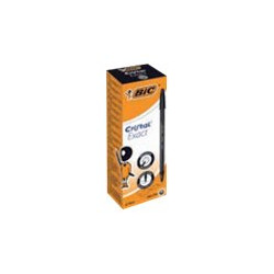 BIC Cristal Exact - Penna a sfera - nero - 0.7 mm - ultra fine (pacchetto di 20)