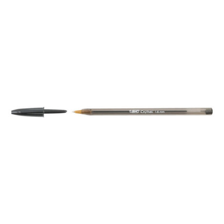 BIC Cristal Large - Penna a sfera - nero - 1.6 mm (pacchetto di 5)