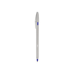 BIC Cristal Re'New - Penna a sfera - blu - 1 mm - medio