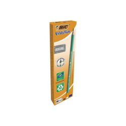 BIC EVOLUTION ORIGINAL 655 - Matita - grafite - HB - 2.3 mm - con gomma (pacchetto di 12)