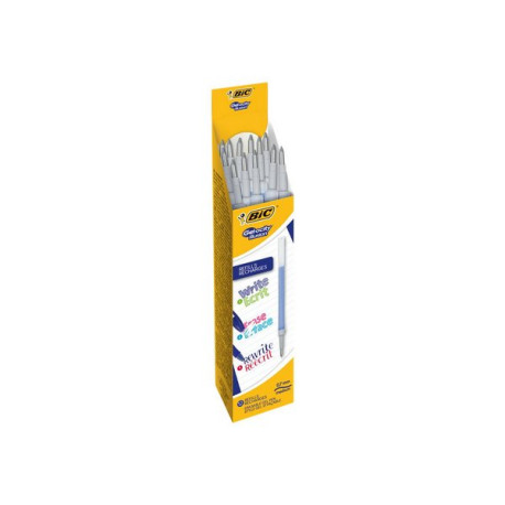 BIC Gel-ocity illusion - Refill - nero - inchiostro gel - 0.7 mm (pacchetto di 12)