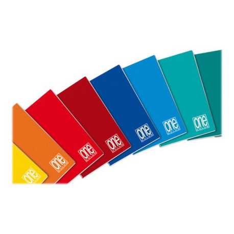 Blasetti One Color - Taccuino - A4 - 30 fogli / 60 pagine - quadretti - disponibile in colori assortiti