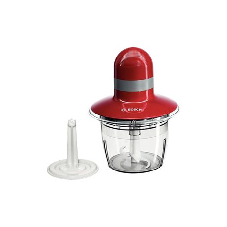 Bosch MMR08R2 - Tritatutto - 0.8 litro - 400 W - rosso/grigio