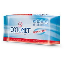 Salviette profumate Cotonet Aloe - Cotonet - conf. richiudibile da 72 pezzi
