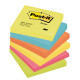 Blocco foglietti Colori Energy - 654-TFEN - 76 x 76 mm - 72 gr - colori assortiti - 100 fogli - Post it