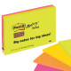 Blocco foglietti Post it  Super Sticky Meeting Notes - 6445-SSP - 152 x 101 mm - rosa/verde neon - 45 fogli - Post it