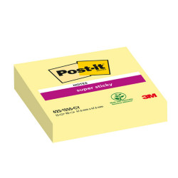 Blocco foglietti Super Sticky - 622-12SS-CY - 47,6 x 47,6 mm - giallo Canary - 90 fogli - Post it