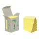 Blocco Post it  Notes Green - 653-1B - 38 x 51 mm - 100 riciclabile - giallo - 100 fogli - - Post it