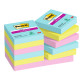 Blocco Post it  Super Sticky - 655-6SS-PLAY - 47,6 x 47,6 mm - colori Cosmic - 90 fogli - Post it  - conf. 12 pezzi