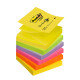 Blocco Post it  Super Sticky Z Notes - R330-NR NEON - 76 x 76 mm - assortiti neon - 100 fogli - Post it