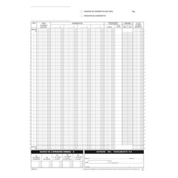 Blocco registro corrispettivi - 12/12 copie autoric. - 29,7 x 21,5 cm - DU168512C00 - Data Ufficio