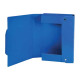 Brefiocart - Cartelletta a 3 lembi - larghezza dorsale 60 mm - per 350 x 250 mm - blu