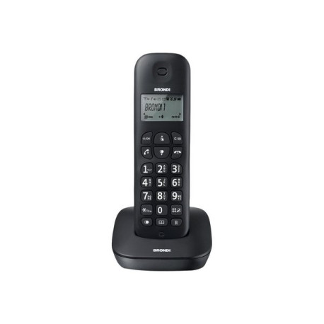 Brondi GALA - Telefono cordless con ID chiamante - DECTGAP - nero