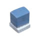 Brother 4040 - Timbro - preinchiostrato - blu - testo personalizzabile - 40 x 40 mm (pacchetto di 12)