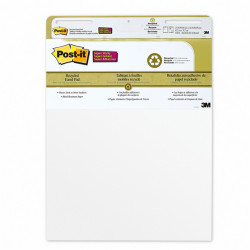 Blocco da parete Super Sticky - 559RP - 63,5 x 77,5 cm - carta riciclata - bianco - 30 fogli - Post-it
